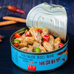 29_【常温海鲜】威海新金鹏麻辣蛤蜊肉 120g/罐